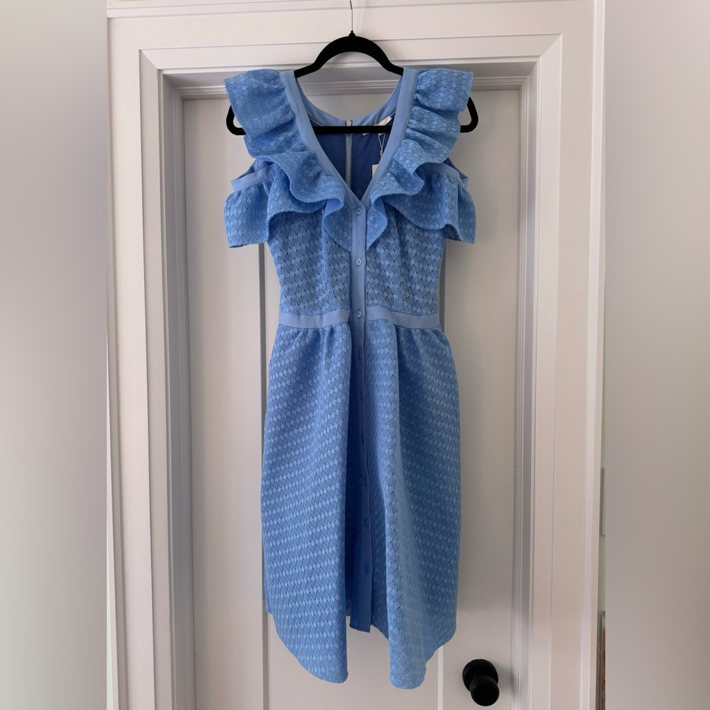 ✨Host Pick✨NWT Size 3 Maje Blue Tea Dress